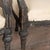 Pair 19th Century Swedish Gustavian Black Painted Carved Armchairs For Sale - Image 11 of 16