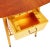 Wood Custom Handcrafted Teak Drop Leaf Table With Wine Storage For Sale - Image 7 of 8