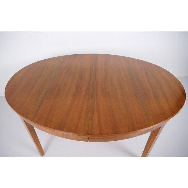 1960s Vintage Danish Oval Dining Table in Rosewood, 1960s For Sale - Image 5 of 16