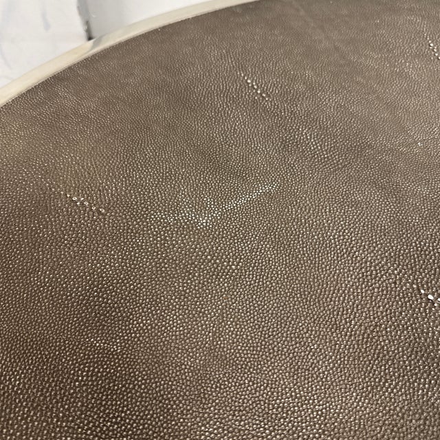 Four Hands Bentley Shagreen Nesting Coffee Tables For Sale - Image 9 of 12