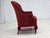 1950s Danish Highback Armchair in Velour with Beech Legs, 1950s For Sale - Image 5 of 18