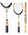Mid-Century Modern Set of 3 Vintage Wooden Tennis Rackets - Tad Imperial, Spalding Pancho Gonzales Signature & Doris Hart Signature + Original Press | Circa 1955–1969 For Sale - Image 3 of 5