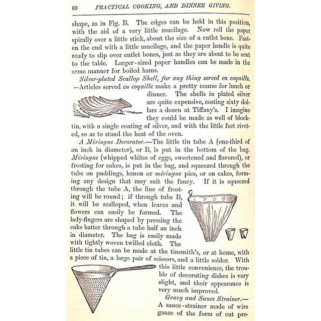"Practical Cooking and Dinner Giving" 1885 Henderson, Mrs. Mary F. For Sale - Image 4 of 8