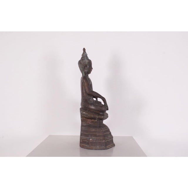 Burmese Bronze Buddha, Shan Kingdoms, 1890s-1910s For Sale - Image 6 of 8