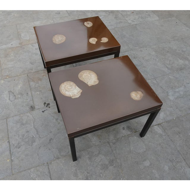Belgian Side Tables attributed to Ado Chale, 1970s, Set of 2 For Sale - Image 18 of 18