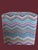 Textile Missoni Style Multicolor Knit Chevron Tissue Box Cover For Sale - Image 7 of 13