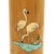 Wood 1930 Art Deco Pink Flamingo Delta Chi Leges Fraternity Bamboo Vase For Sale - Image 7 of 8
