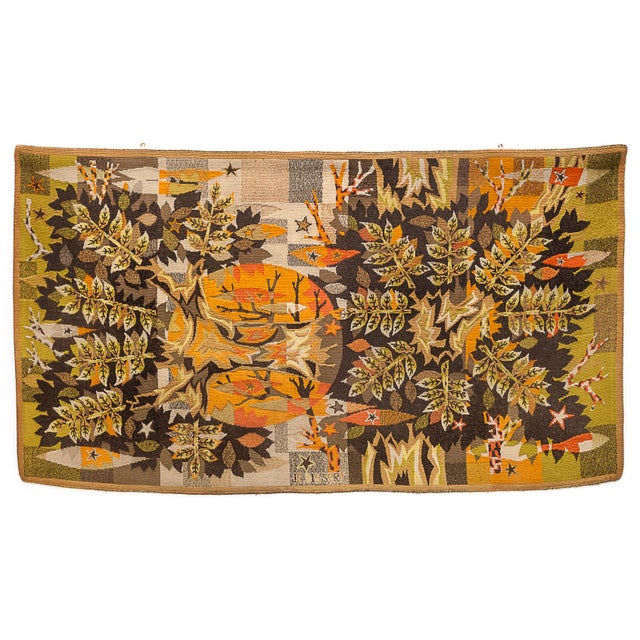 Modern Tapestry by JC Bissery, 1960s For Sale - Image 8 of 9