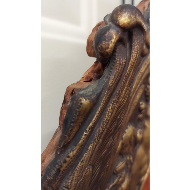 19th Century Italian Oval Gilt Bronze Mirror With Putti's or Cupids For Sale - Image 10 of 12