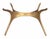 Mid-Century Modern Mid-Century Modern Organico Dining Table With Bronze Base For Sale - Image 3 of 4
