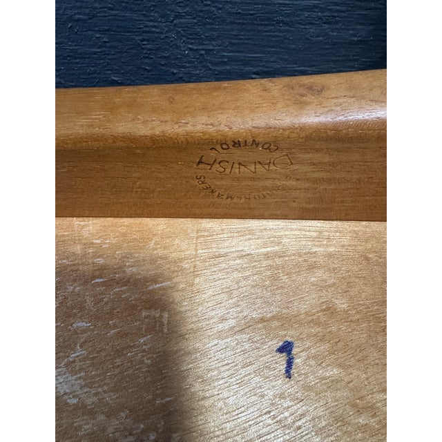 Mid Century Danish Modern Niels Koefoed Eva Dining Chairs 8pcs Set For Sale - Image 10 of 12