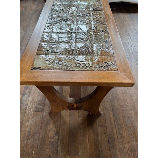 1950s Ceramic Coffee Table by Robert Perot for Vallauris, 1950s For Sale - Image 5 of 7