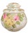 Mid 20th Century L. G. Wright Hand Painted Milk Glass Candy Box With Pink Roses Decoration For Sale - Image 12 of 12