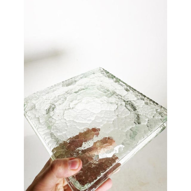 1930s Ashtray in Saint-Gobain Glass attributed to Le Corbusier, France, 1930s For Sale - Image 5 of 12