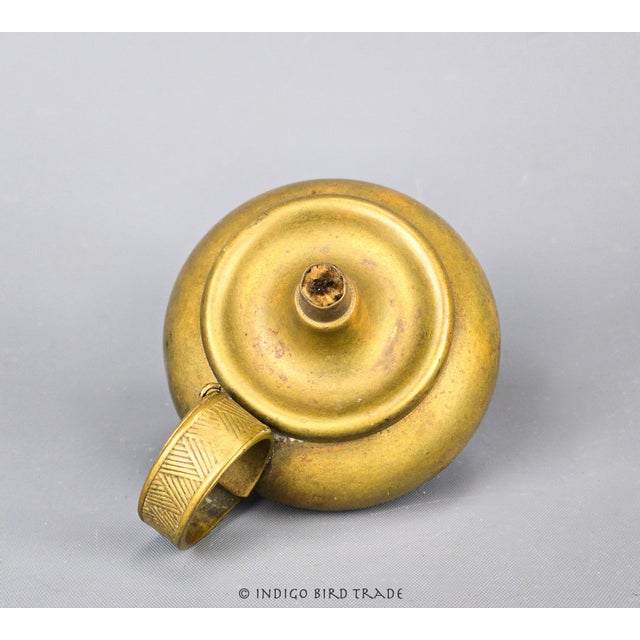 Gorham 1880's Gorham Brass Cigar Lighter For Sale - Image 4 of 6