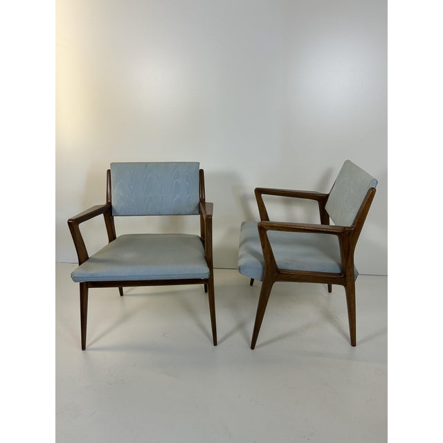 Chairs in the style of Gio Ponti, 1950s, Set of 2 For Sale - Image 11 of 11