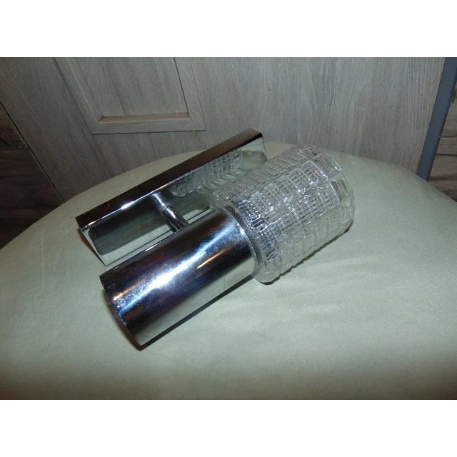 Vintage Wall Lamp by Nickel Plated, 1970s For Sale - Image 6 of 7