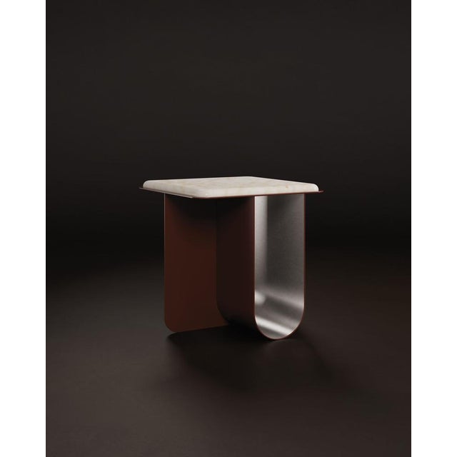 Black Bowery Side Table by Porus Studio For Sale - Image 8 of 9