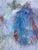 Abstract Patricia Zippin "Blue" 1980s Abstract Painting Academie Julian For Sale - Image 3 of 6