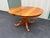Antique American Oak Pedestal Extension Dining Table For Sale - Image 11 of 12