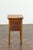 Petite French 1870s Walnut Side Table with Tambour Door and Tapering Legs For Sale - Image 10 of 10