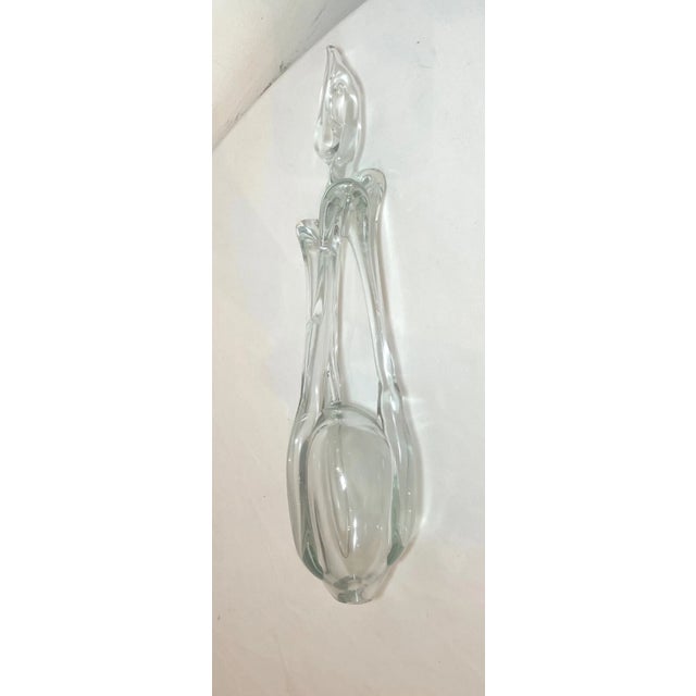 Signed Vintage Elaborate Hand Blown Art Glass John Bingham Sculpture Statue For Sale In New York - Image 6 of 10