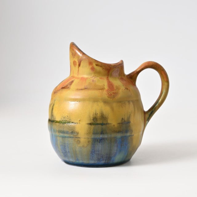 French Drip Glaze Jug from Gilbert Metenier, 1920s For Sale - Image 4 of 11