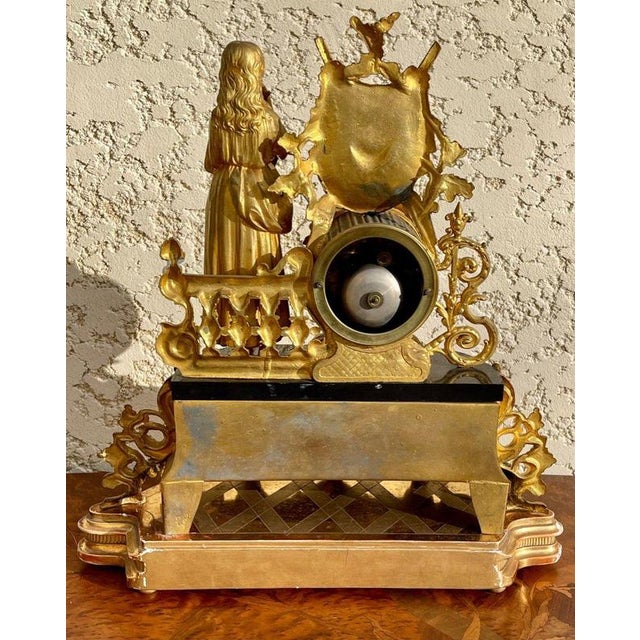 Black Bronze Samac Clock, 1890s For Sale - Image 8 of 11