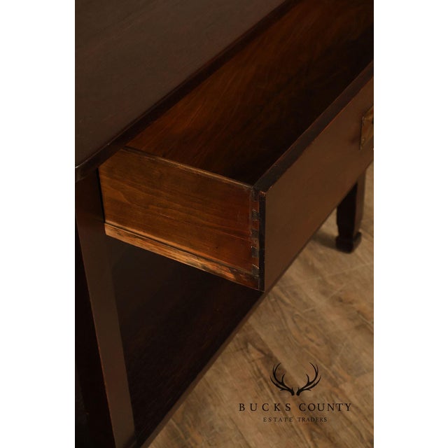 Antique Mission Oak Server Sideboard For Sale - Image 14 of 18