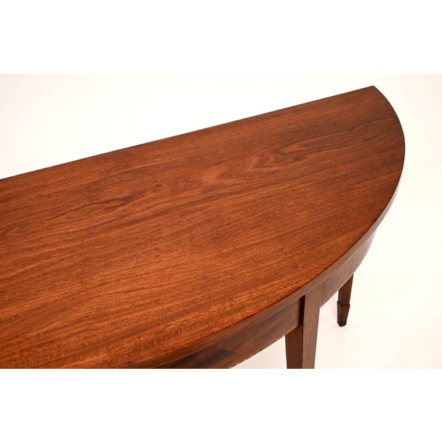 1900 - 1909 Antique Georgian Revival Style Console Tables, 1900, Set of 2 For Sale - Image 5 of 11