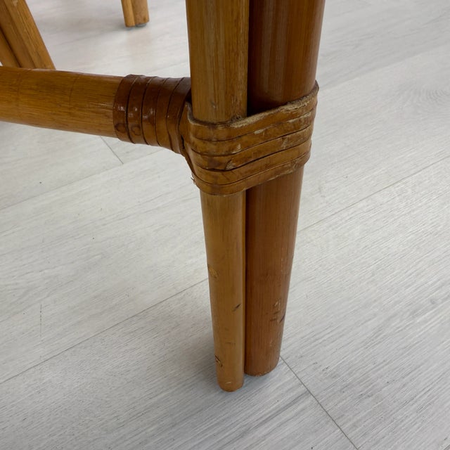 Dutch Vintage Wicker Dining Chairs – Set of 4 For Sale - Image 13 of 13