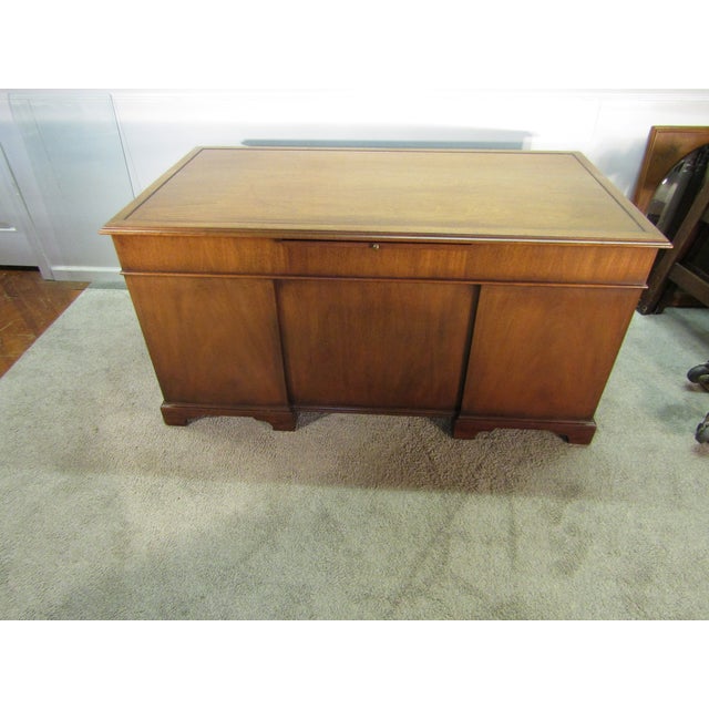 Kittinger Solid Mahogany Executives Desk For Sale - Image 9 of 10