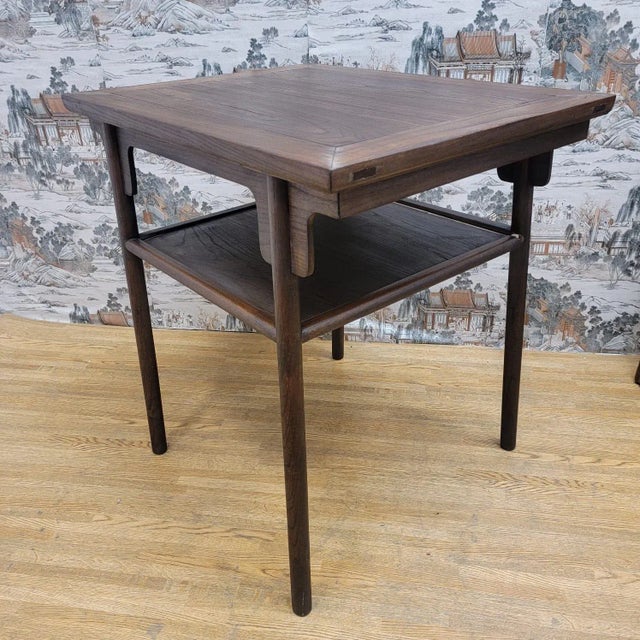 Antique Shanxi Province Elm Tea Table For Sale - Image 9 of 10