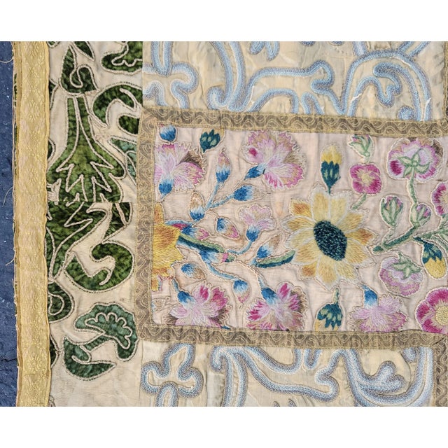 Italian Late 18th Century Italian Alter Cloth Handmade Applique For Sale - Image 3 of 9