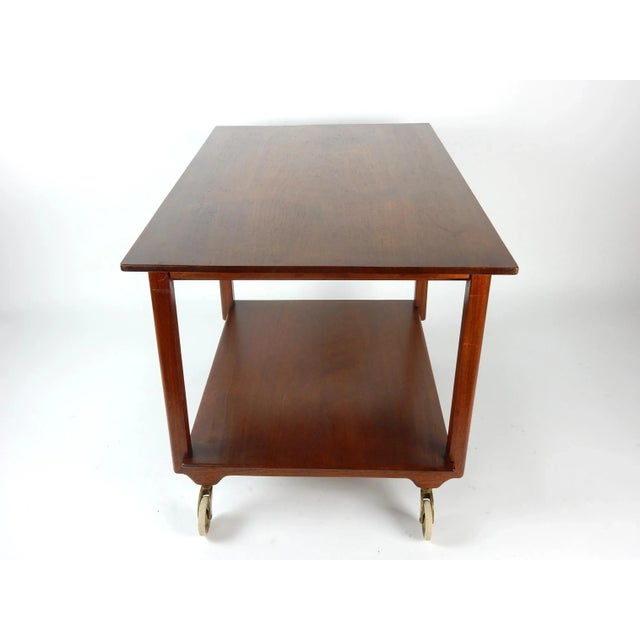 Thorald Madsens Snedkeri Tea Trolley Bar Cart Edvard and Tove Kindt-Larsen For Sale - Image 10 of 12