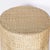 Pair of Round Wicker Drapery Ghost Tables or Stands For Sale - Image 4 of 9