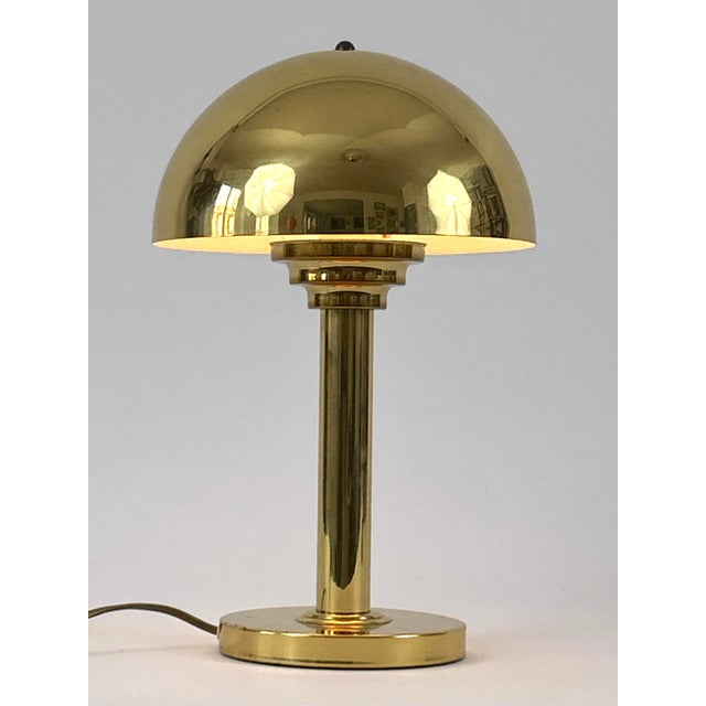 Mid-Century Modern Brass Table Lamp from WSB, Germany, 1970s For Sale - Image 13 of 18