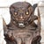 Brown Vintage or Antique Hand-Carved Asian Wooden Guardian or Demon Masks, Often Featuring Stacked or Multi-Tiered Faces With Fierce For Sale - Image 8 of 14