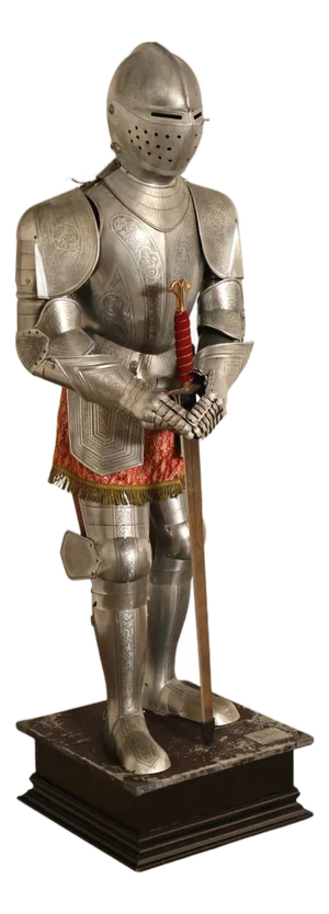 Marto Toledo Spanish Engraved Full Suit of Armor with Sword