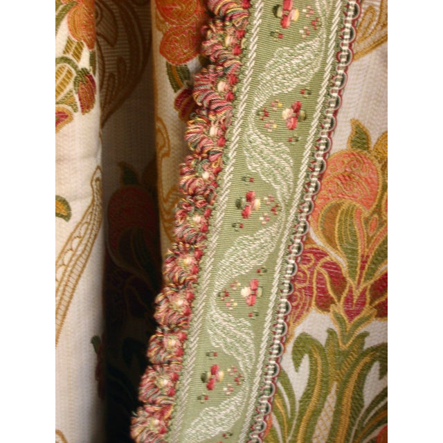 Pair of Vintage Curtains Art Nouveau Style For Sale - Image 10 of 15