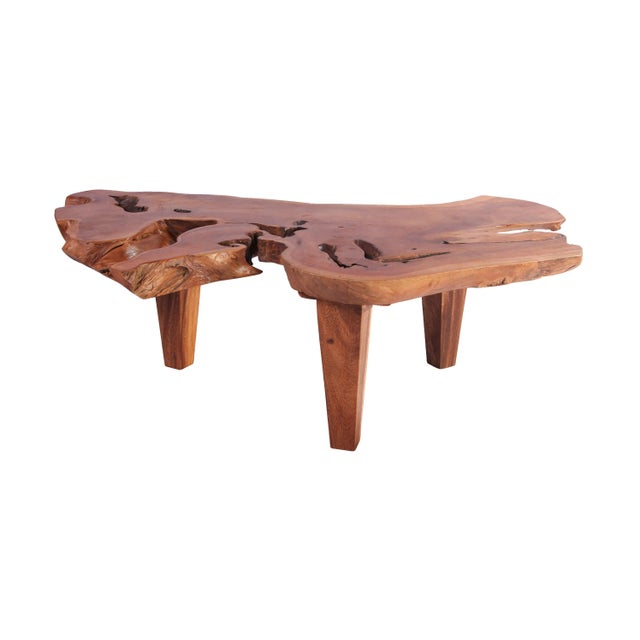 Organic Modern Slab Coffee Table For Sale In Greensboro - Image 6 of 8