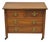 Antique Walnut Miniature Salesman Sample Small Chippendale Chest of Drawers For Sale