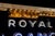 Vintage Royal Loans Single Sided Porcelain Neon Sign For Sale - Image 4 of 8
