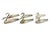 1950s Vintage French Silver Plated Swan Knife Rest by Oliver Saint Honore, 1950s, Set of 6 For Sale - Image 5 of 9