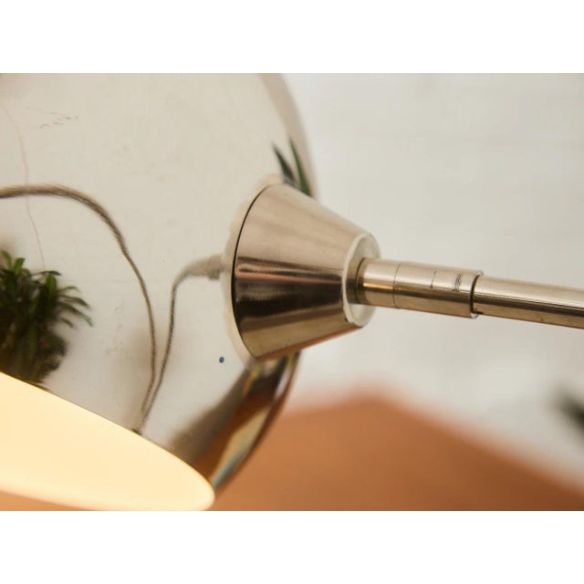 Vintage Chrome Double Headed Floor Lamp For Sale In Los Angeles - Image 6 of 10