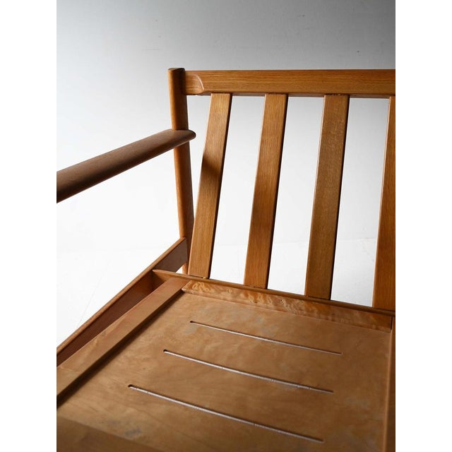 Scandinavian Oak Lounge Chair, 1960s For Sale - Image 12 of 13