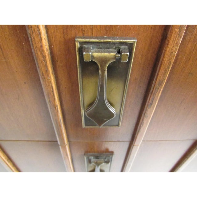 Wood Mid-Century Modern Highboy Dresser For Sale - Image 7 of 10