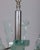 Silver Vintage Worked Glass Chandelier from Zeroquattro, 1970s For Sale - Image 8 of 10