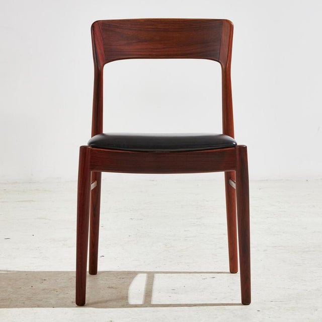 1960s Model 26 Rosewood Dining Chair by Henning Kjærnulf for Korup Stolefabrik, 1960s, Set of 4 For Sale - Image 5 of 18
