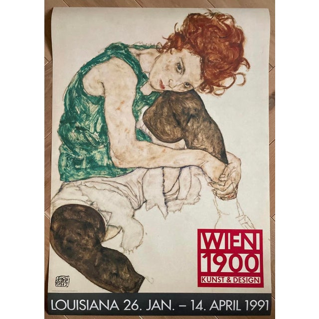 Seated Woman (The Artist's Wife) Poster after Egon Schiele, 1971 For Sale - Image 9 of 9